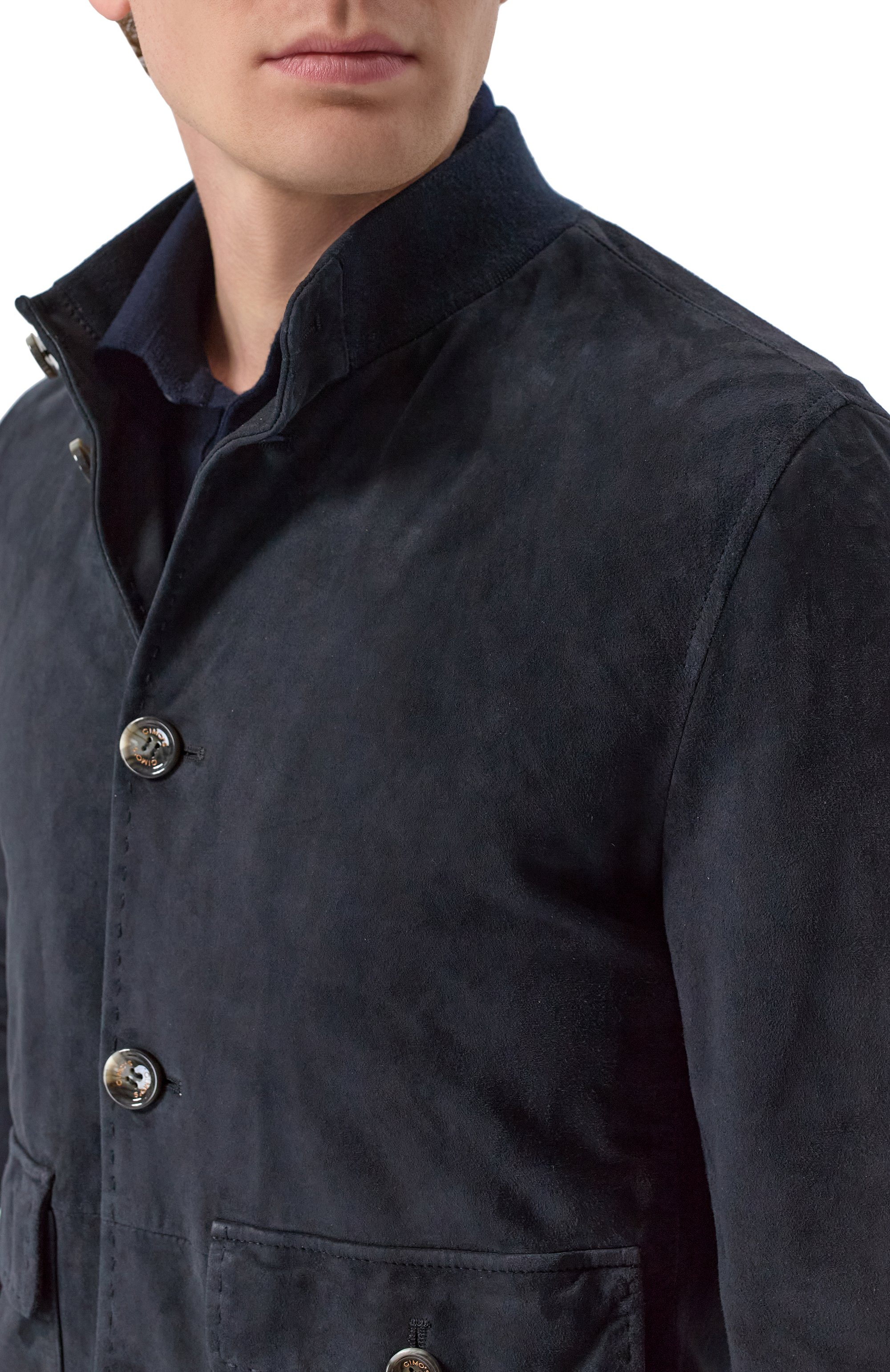 Замшевый бомбер GIMO'S, арт. 6S20.1.000.52W/IC, фото 5