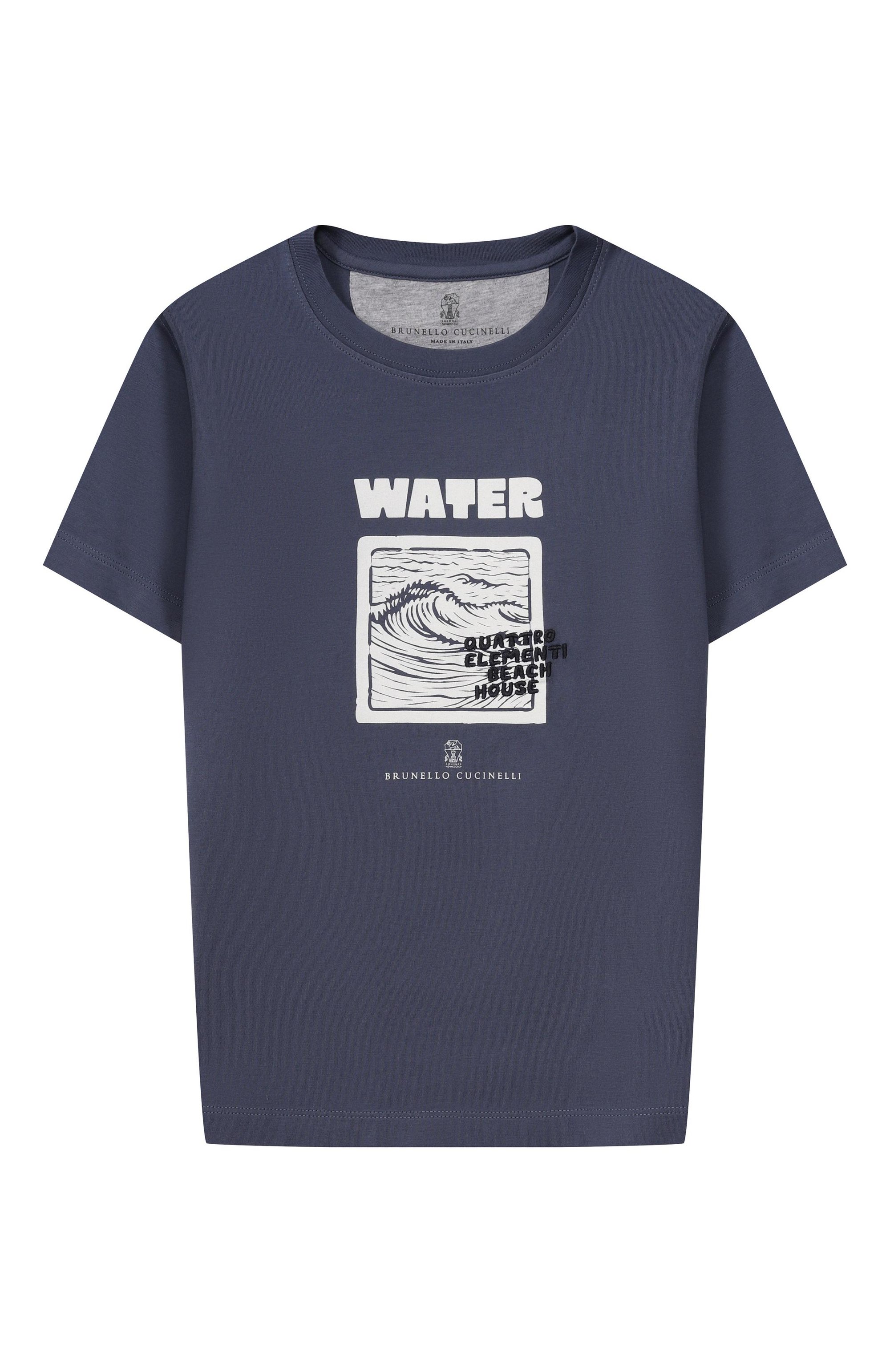 Хлопковая футболка BRUNELLO CUCINELLI, арт. B0B13T193A, фото 1