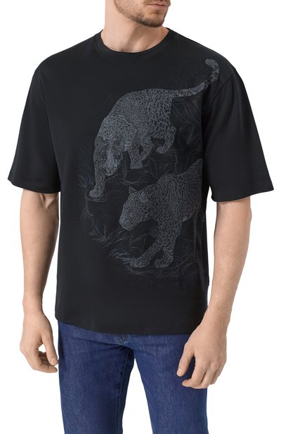 Хлопковая футболка STEFANO RICCI, арт. MNH5204430/LUXT, фото 3