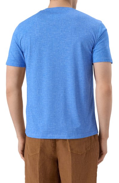 Футболка из шелка и хлопка STEFANO RICCI, арт. MNH5104350/JC2900, фото 4