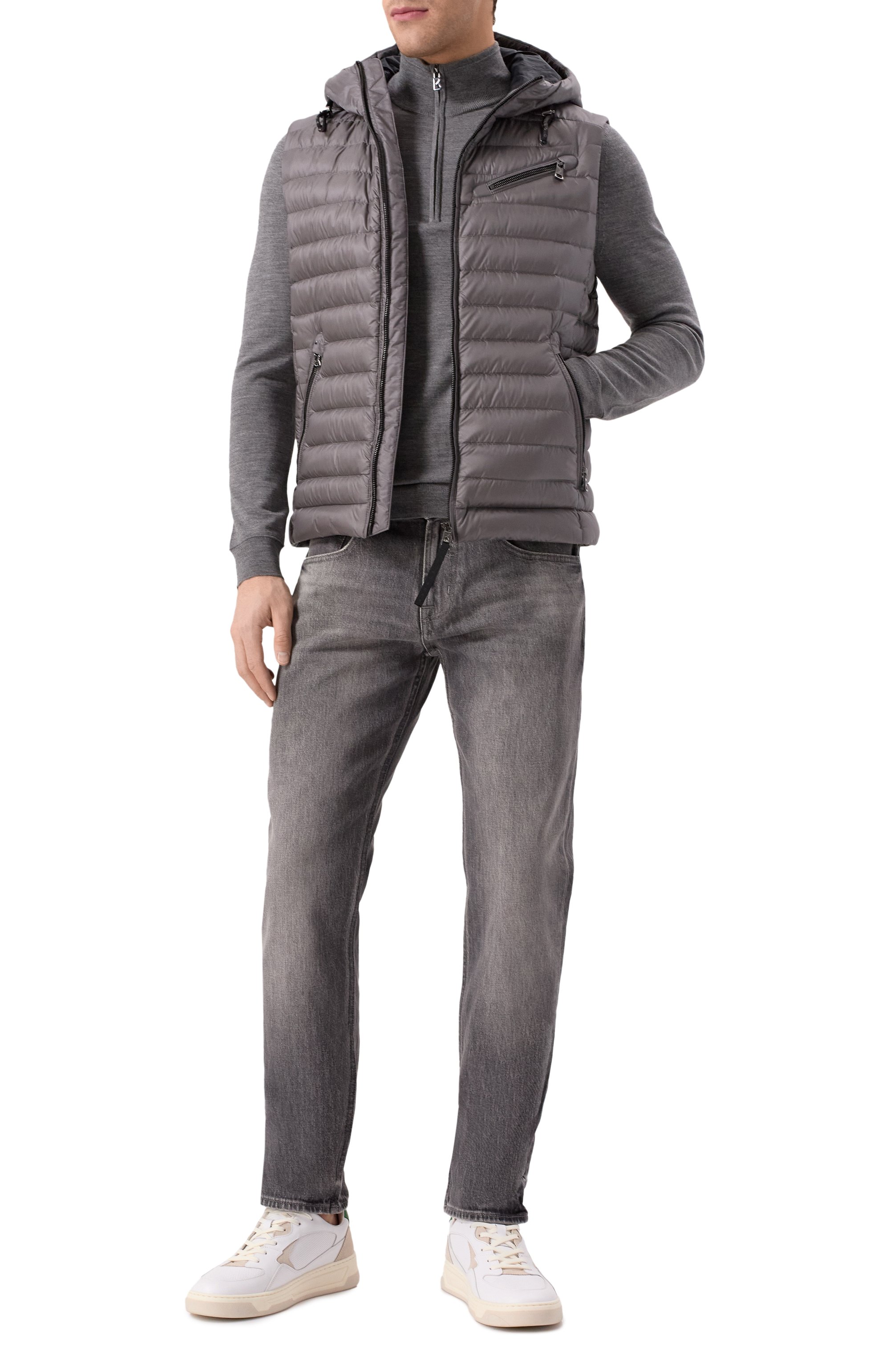 Пуховый жилет BOGNER серого цвета по цене 66100 руб., арт. 38039398, фото 2 Пуховый жилет BOGNER, арт. 38039398, фото 2