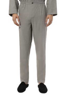 Мужская пижама из хлопка и шерсти ZIMMERLI серого цвета, арт. 4600-21001 | Фото 5 (Длина (брюки, джинсы): Стандартные; Материал внешний: Хлопок; Длина (для топов): Стандартные; Рукава: Длинные; Кросс-КТ: домашняя одежда)