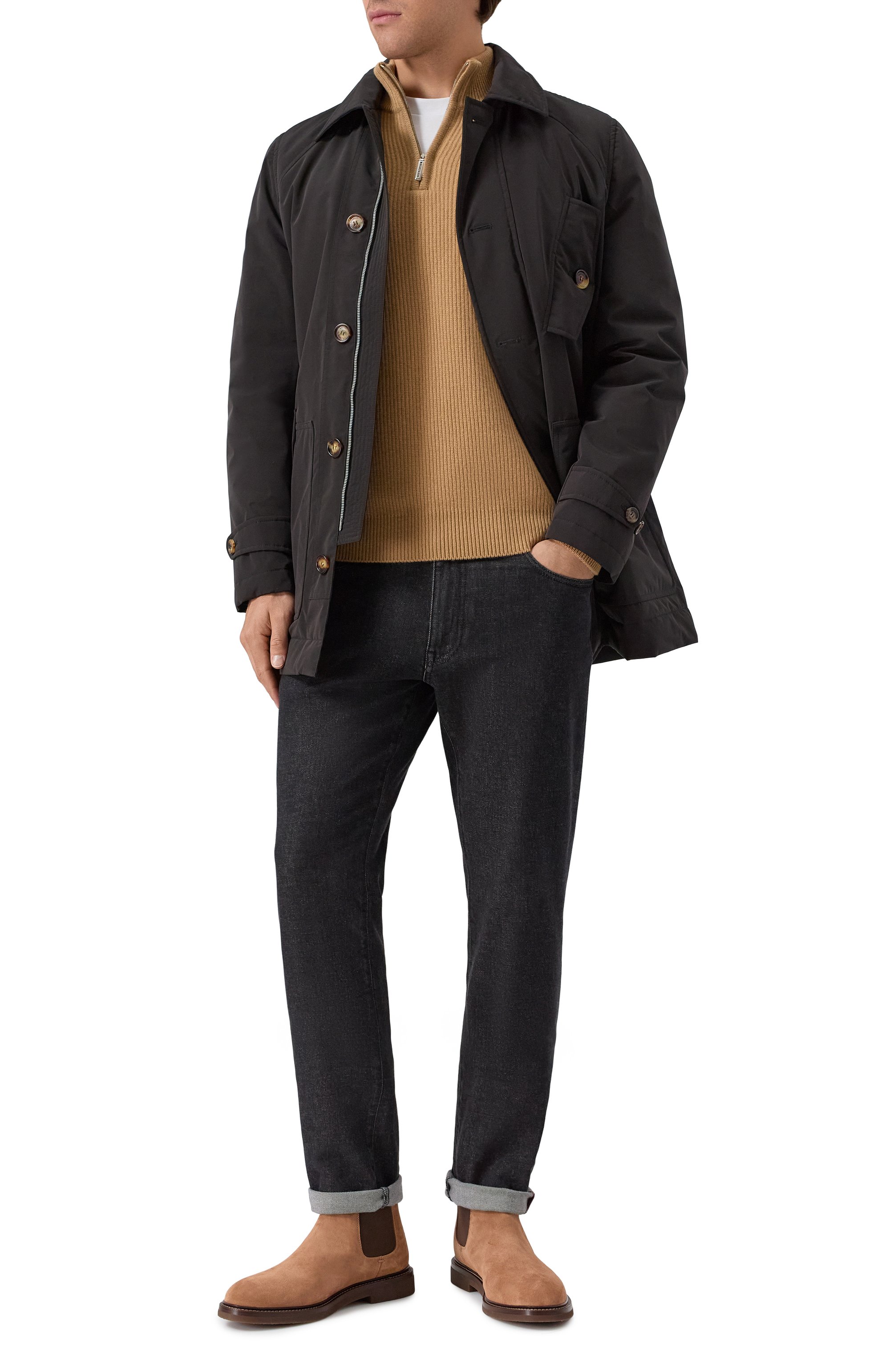 Замшевые челси BRUNELLO CUCINELLI, арт. MZUPEAE818, фото 2