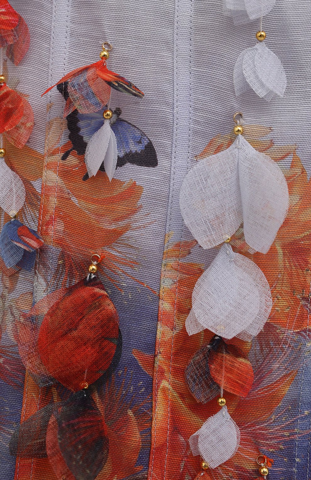 Платье из льна и шелка ZIMMERMANN, арт. 1718DB0T, фото 5