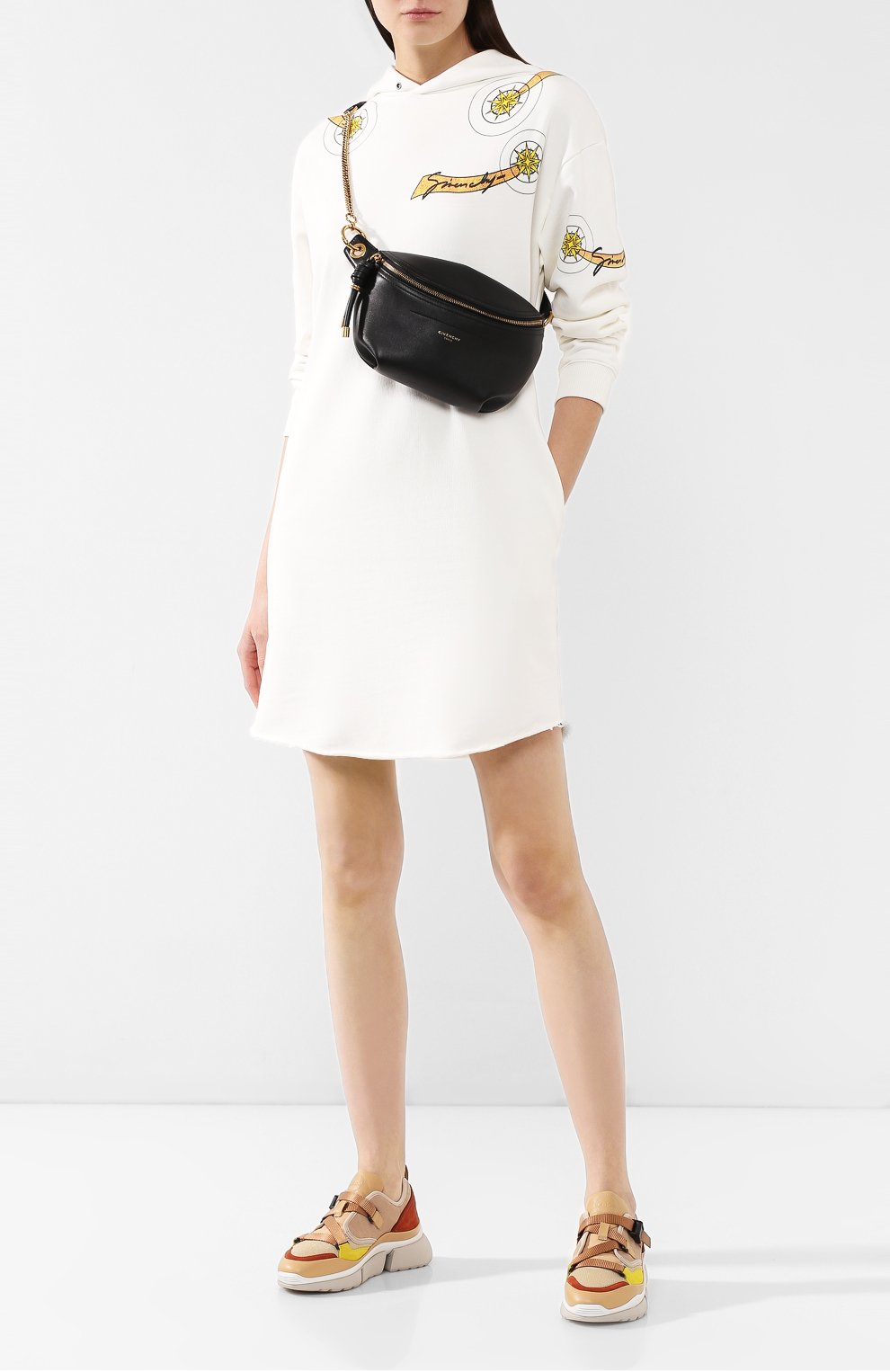 Комбинированные кроссовки sonnie CHLOÉ, арт. CHC18A05118, фото 2