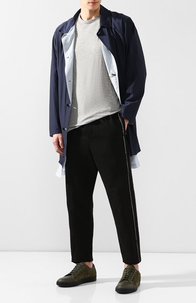 Замшевые кеды LANVIN, арт. FM-SKDBB1-MAVE-P19, фото 2