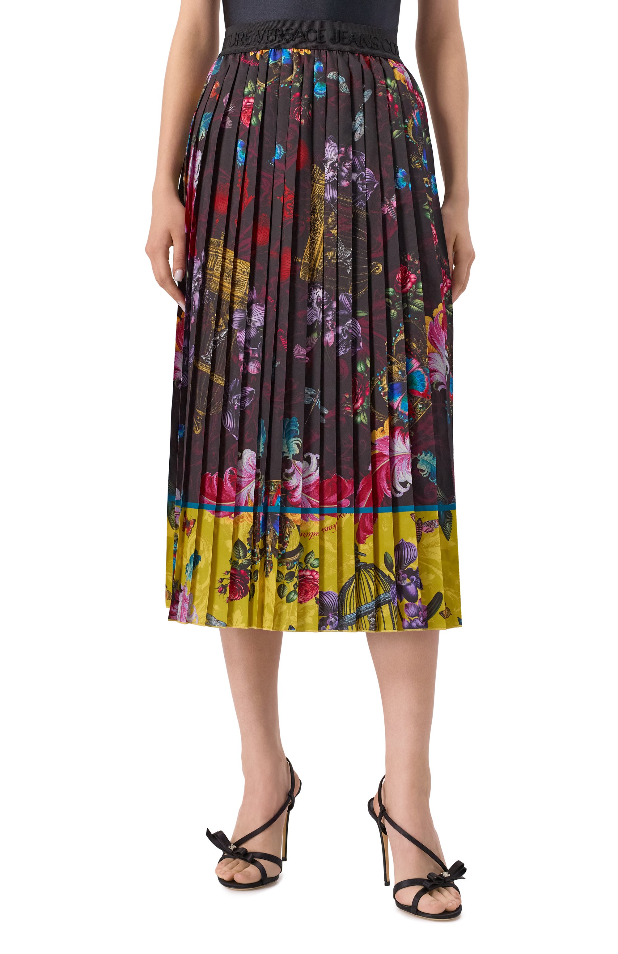 Плиссированная юбка VERSACE JEANS COUTURE, арт. 79HAE8P5/NS721, фото 3