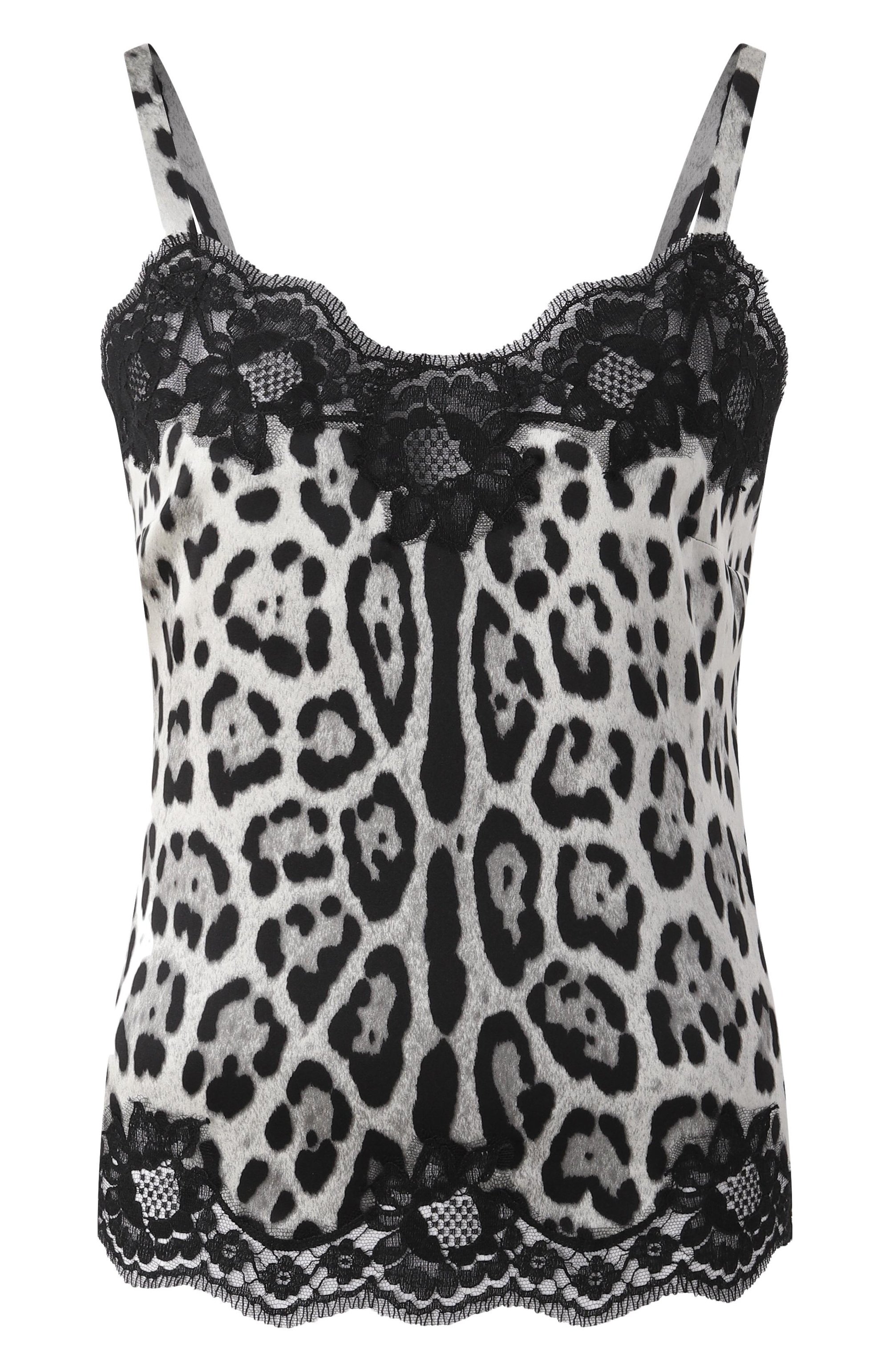 Топ из шелка и хлопка DOLCE & GABBANA, арт. 07A00T/0N021, фото 1