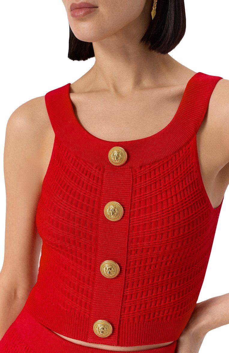 Топ из вискозы BALMAIN, арт. EF0AB426/KI42, фото 1