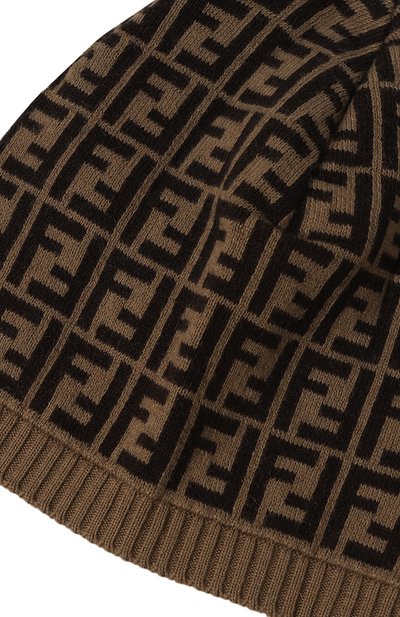 Шапка из хлопка и кашемира FENDI, арт. BUP025/A3TE, фото 3
