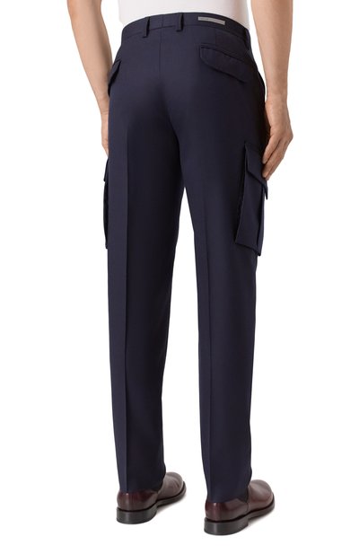 Шерстяные брюки-карго CORNELIANI, арт. 264L02-2618111, фото 4
