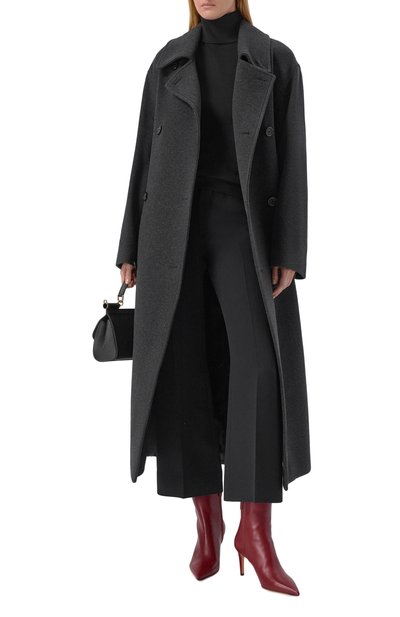 Кожаные ботильоны KITON бордового цвета по цене 185500 руб., арт. D56823K0524F, фото 3 Кожаные ботильоны KITON, арт. D56823K0524F, фото 3
