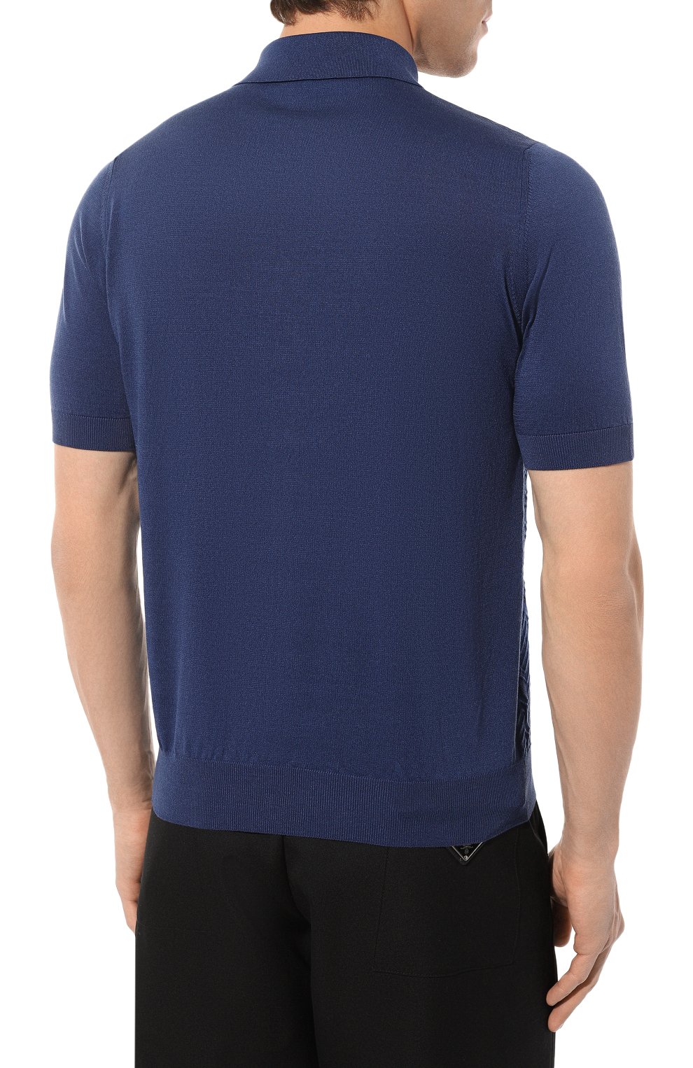 Поло из шелка и хлопка ZILLI, арт. MBZ-PZ052-GE0M1/MC01, фото 4
