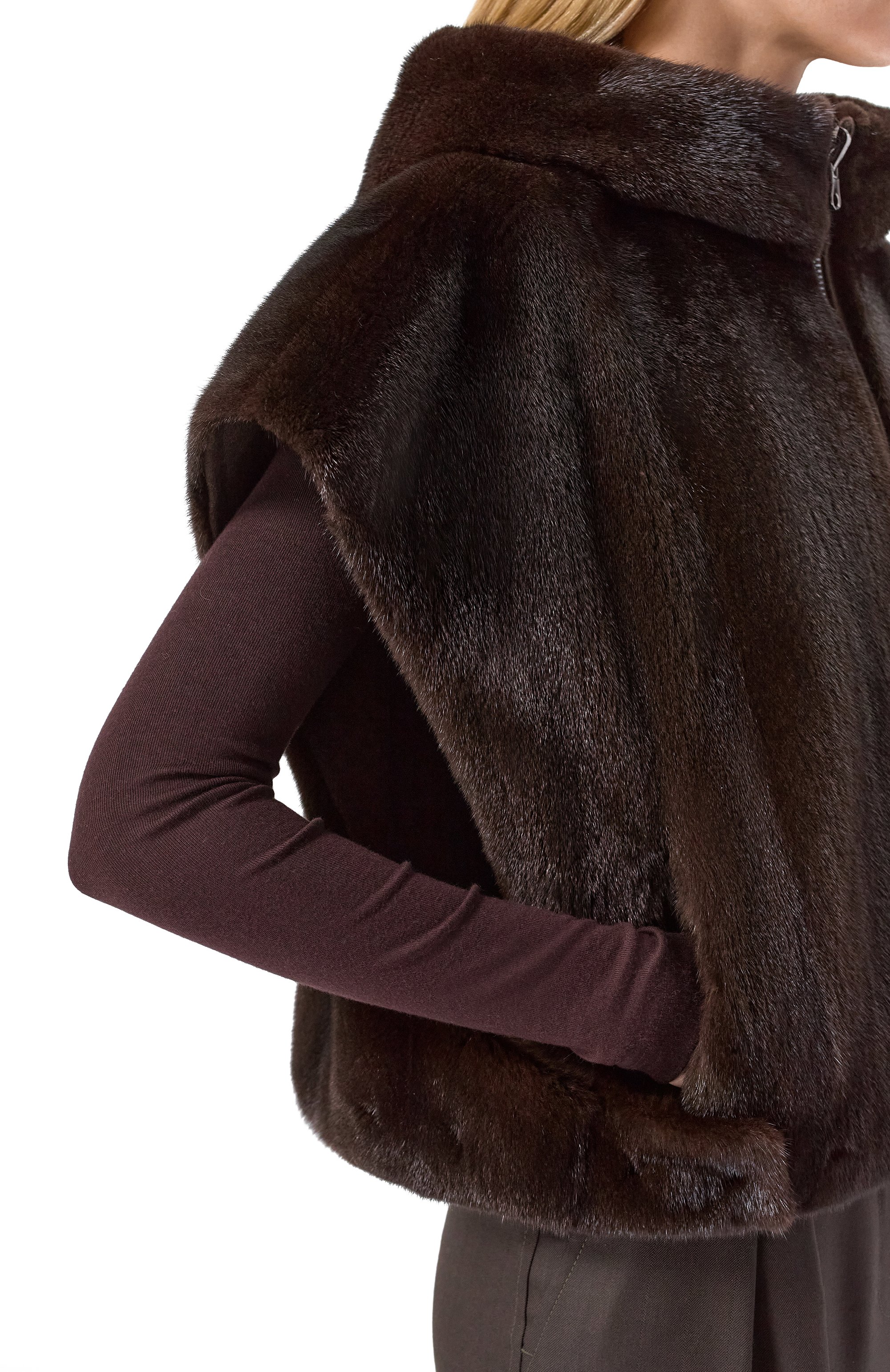 Двусторонний жилет из норки VICTORIA KUSENKOVA, арт. 820209104688, фото 5