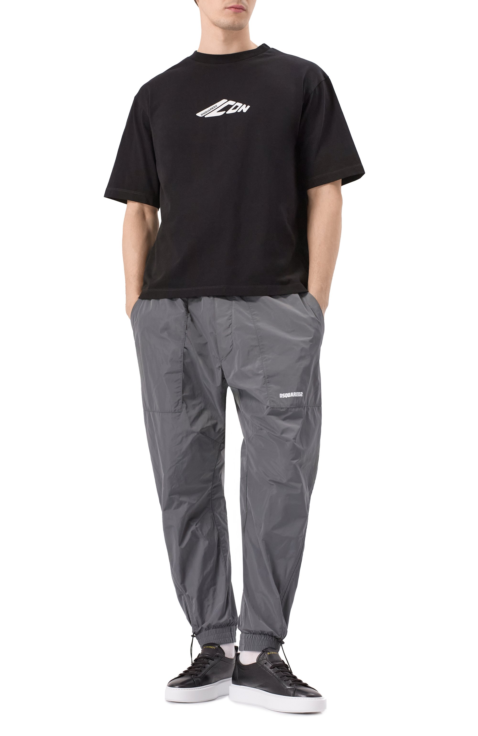 Хлопковая футболка DSQUARED2, арт. S79GC0096/D20033, фото 2