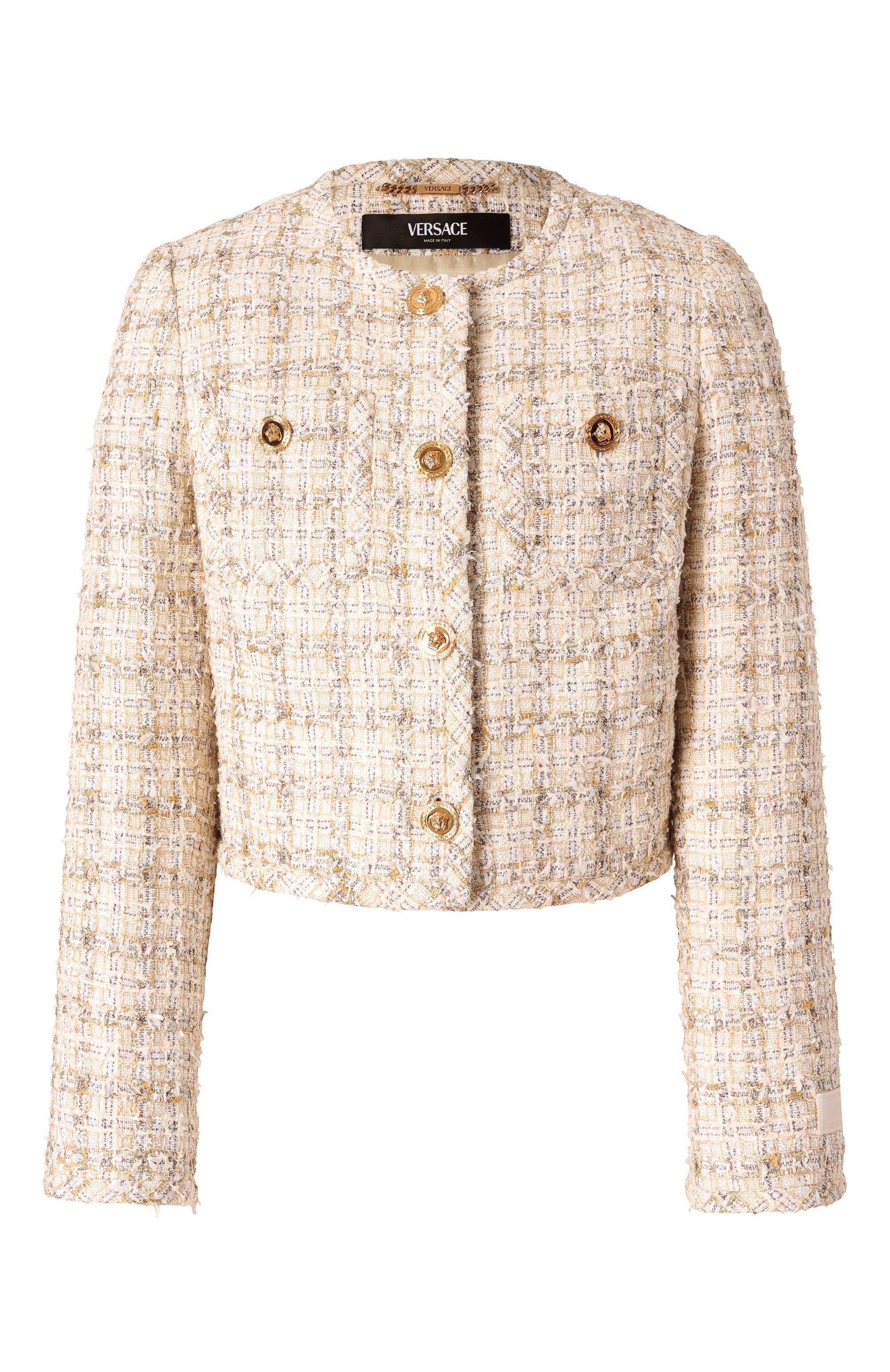 Твидовый жакет VERSACE, арт. 1018944/1A13646, фо�то 1