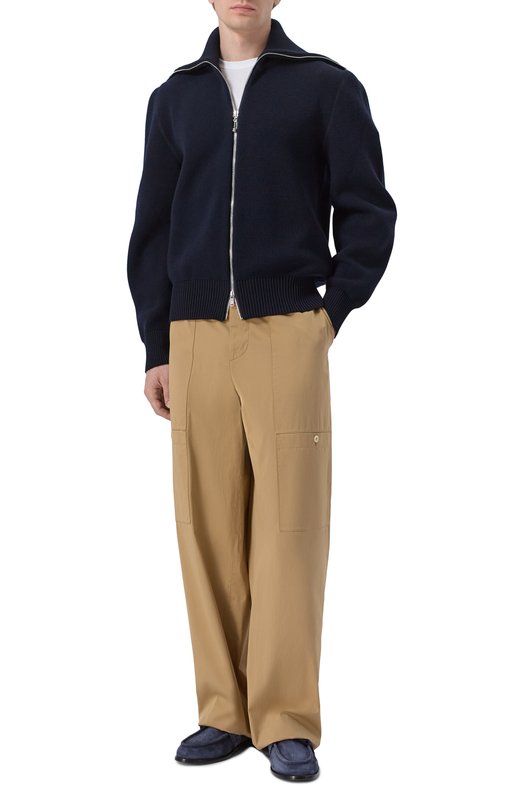 Кардиган из шерсти и хлопка Bottega Veneta 862729/V68M0 Синий  862729/V68M0 Фото 2