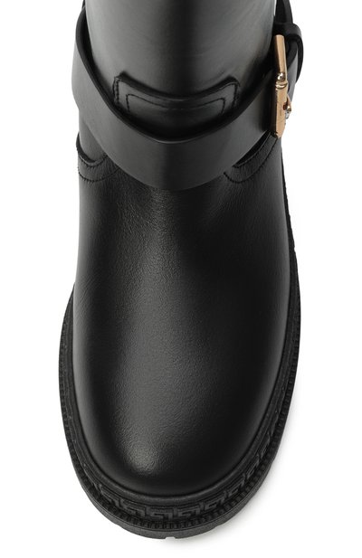 Кожаные ботинки VERSACE, арт. 1012281/1A00138/32-33, фото 4