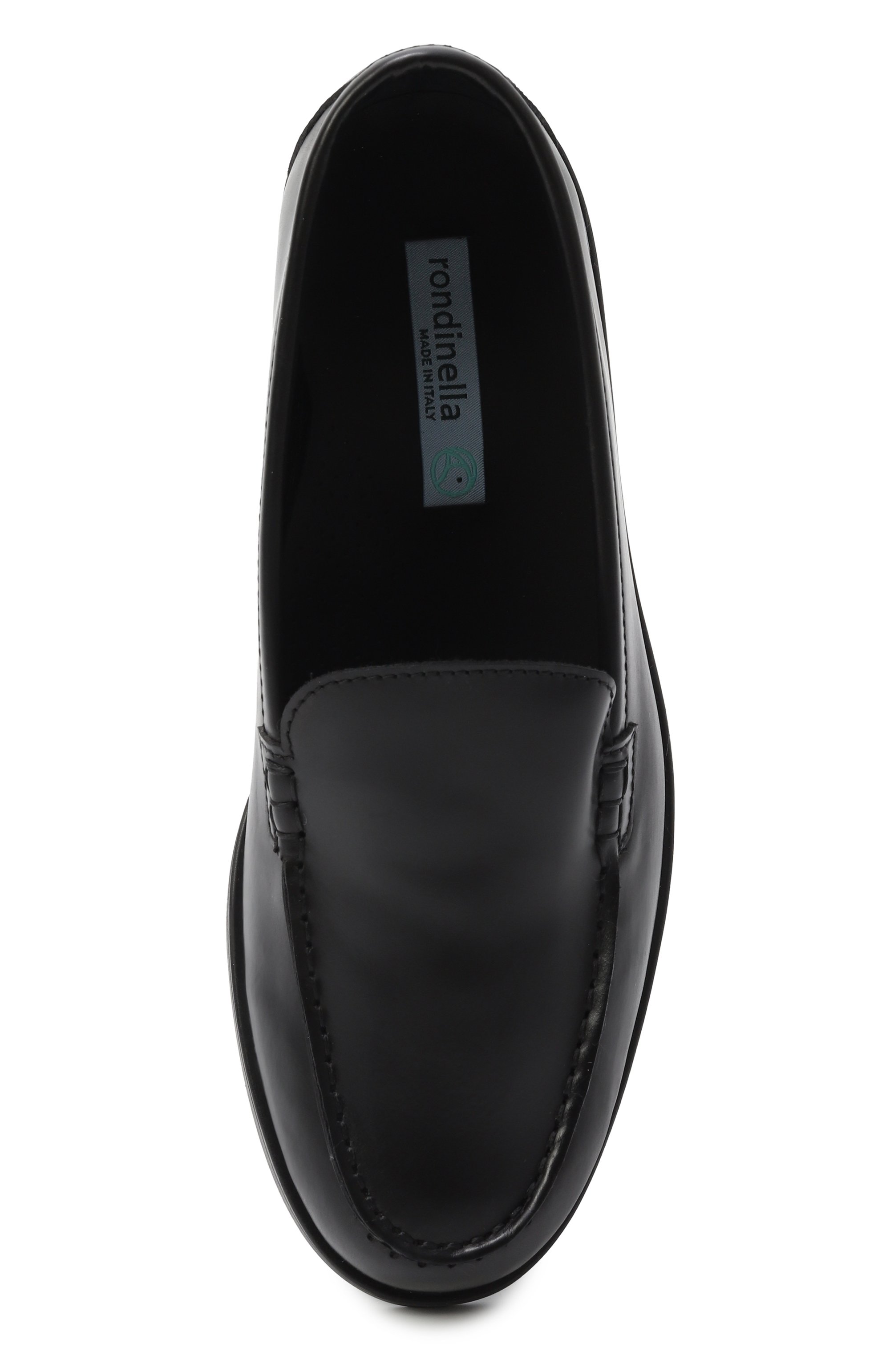 Кожаные лоферы RONDINELLA, арт. 12246-1Q/G0MMA/34-36, фото 4