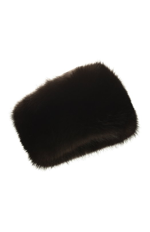 Меховая шапка Джулия из норки и соболя FurLand 0034625650023600000 Коричневый 0034625650023600000