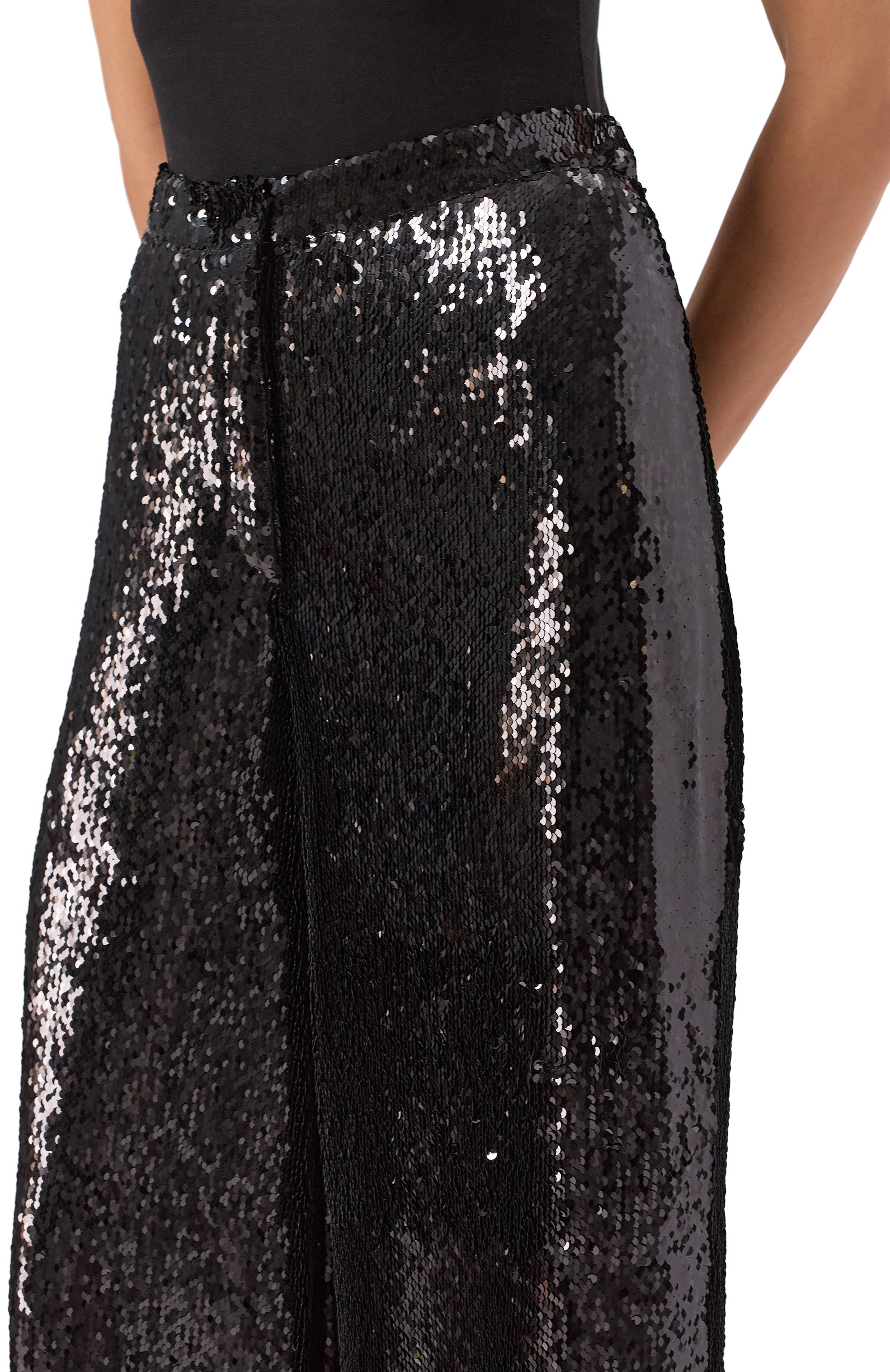 Брюки с отделкой пайетками ZUHAIR MURAD, арт. PTR25036/EMSE013, фото 5