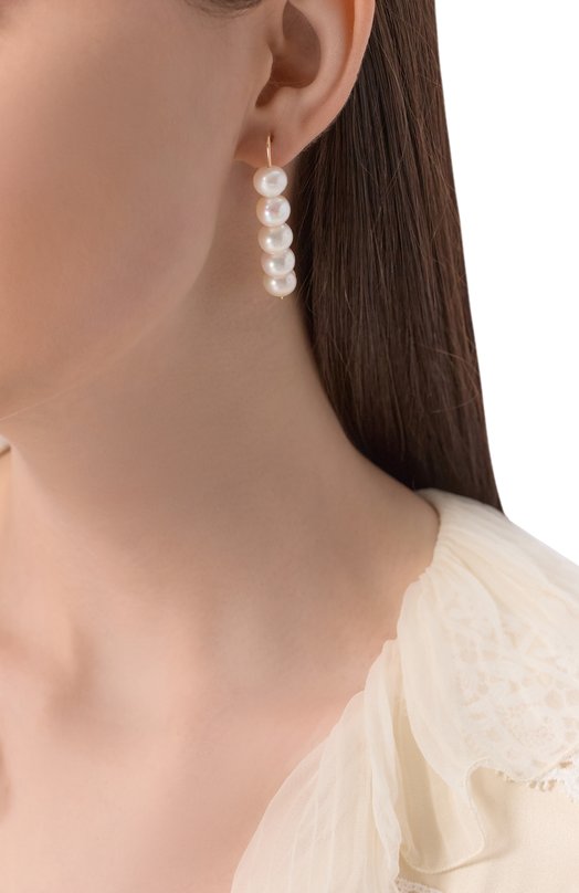 Серьги VieN 26-409 Белый  26-409 Фото 2