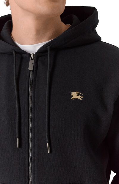 Хлопковая толстовка BURBERRY черного цвета по цене 92650 руб., арт. 8112808, фото 5 Хлопковая толстовка BURBERRY, арт. 8112808, фото 5