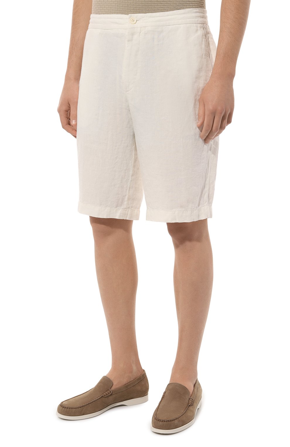 Льняные шорты ZEGNA, арт. UDI32A7/TB11, фото 3