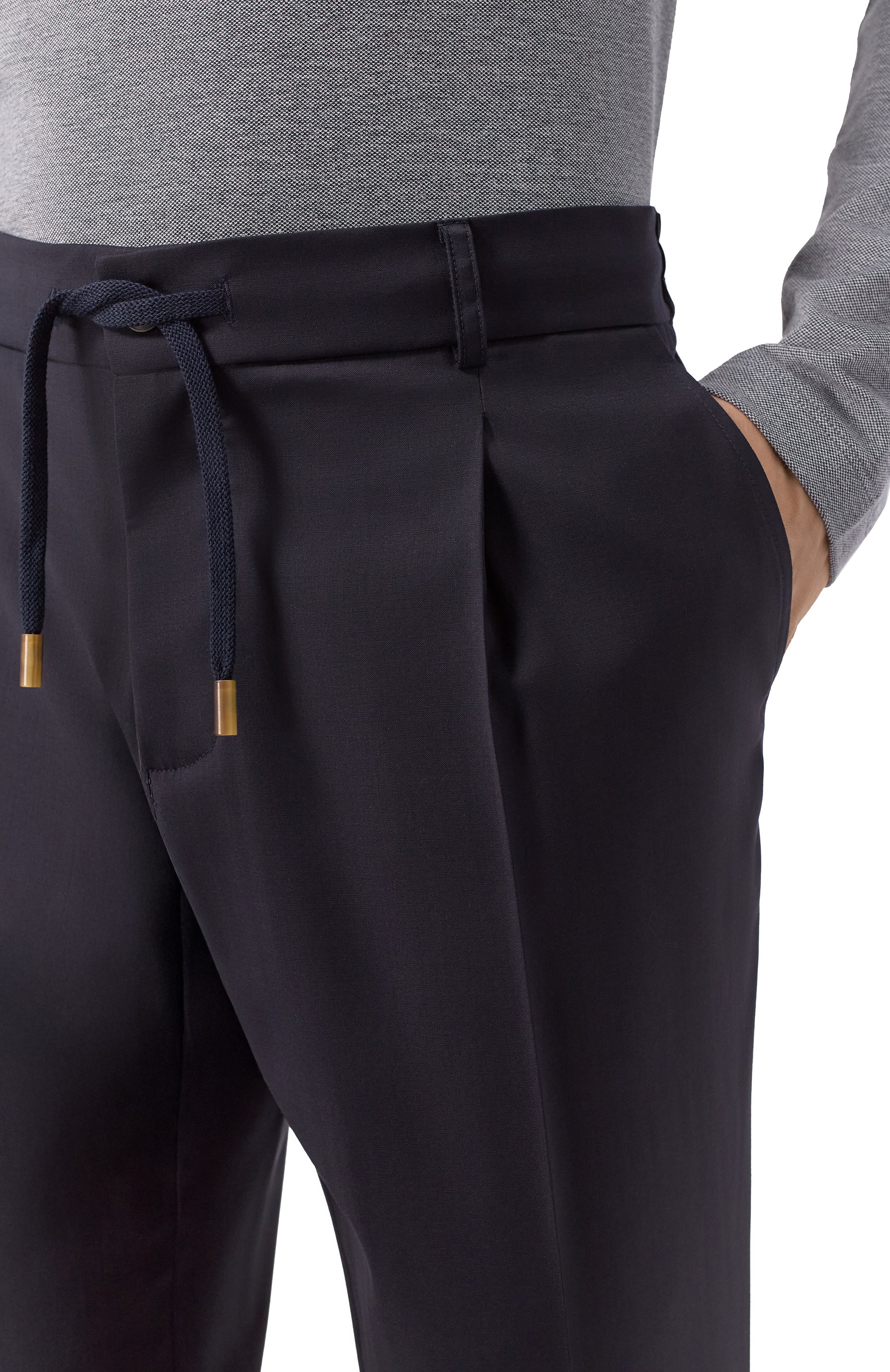 Шерстяные брюки CAPOBIANCO, арт. 18M805.UE00., фото 5