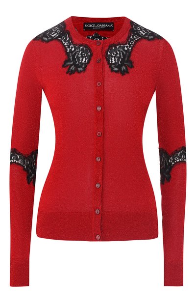 Женский кардиган из смеси вискозы и хлопка DOLCE & GABBANA, арт. FX359T/JAIBR