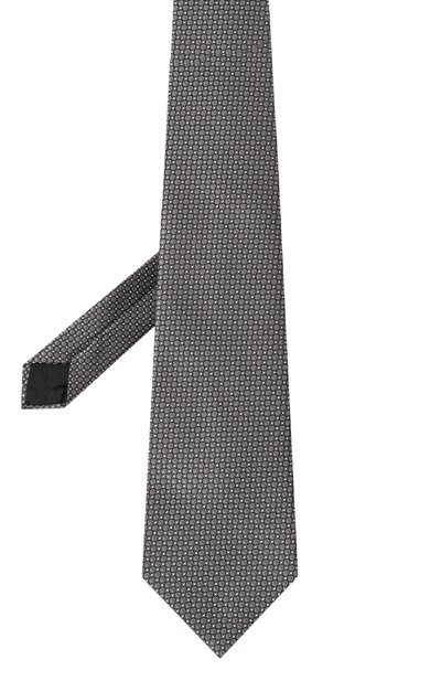 Шелковый галстук LANVIN серого цвета по цене 15000 руб., арт. 2109/TIE, фото 3 Шелковый галстук LANVIN, арт. 2109/TIE, фото 3