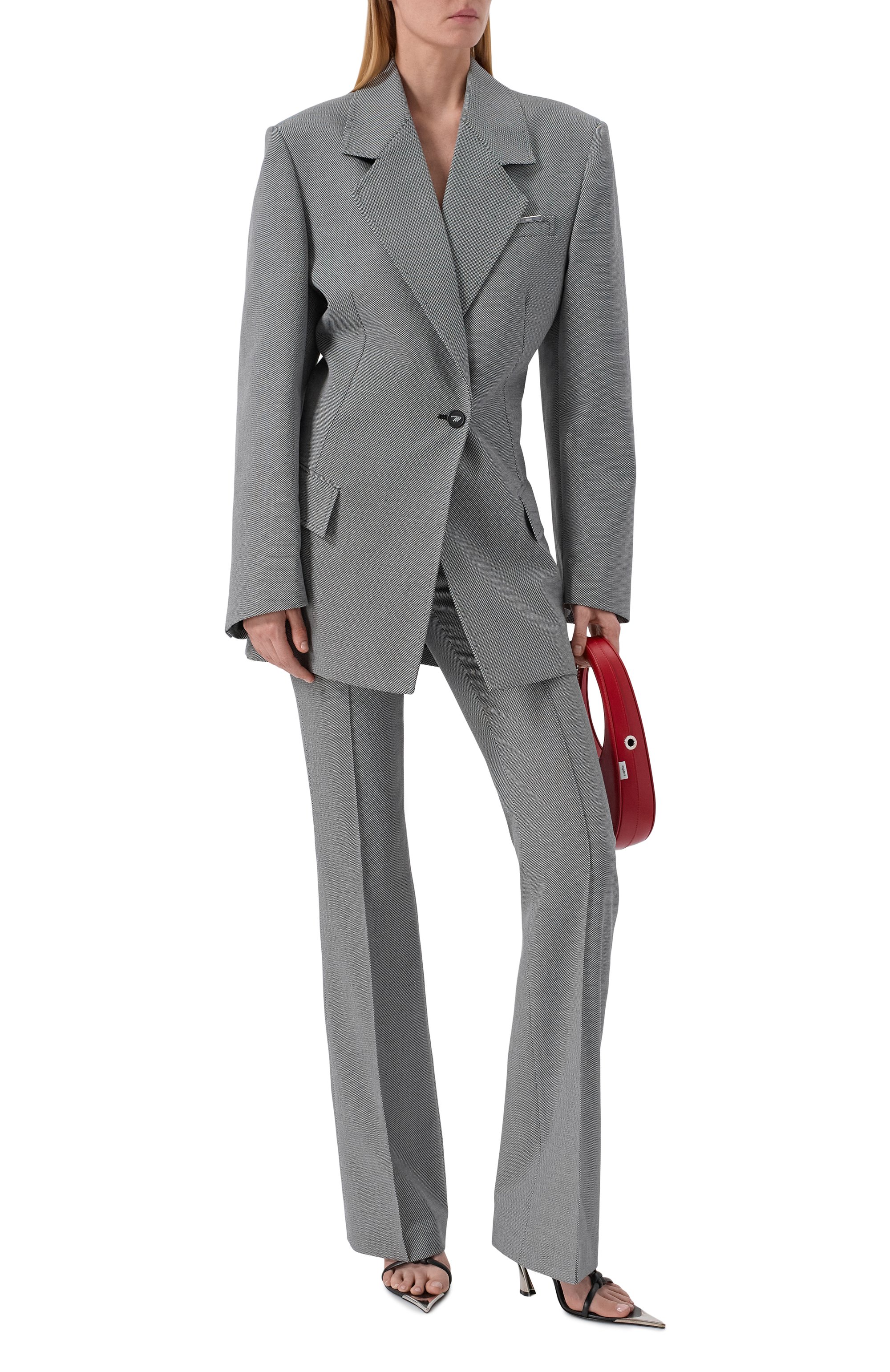 Брюки из шерсти и хлопка THE ATTICO, арт. 260WCP00302/WWC002AA, фото 2