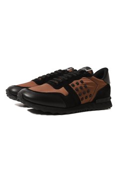 Мужские комбинированные кроссовки rockrunner VALENTINO разноцветного цвета, арт. 1Y2S0748/VBU7PP | Фото 1 (Материал внешний: Текстиль; Региональные ограничения белый список (Axapta Mercury): Не проставлено; Материал сплава: Проставлено; Нос: Не проставлено; Стили: Классический; Материал утеплителя: Без утеплителя; Подошва: Массивная; Драгоценные камни: Проставлено)