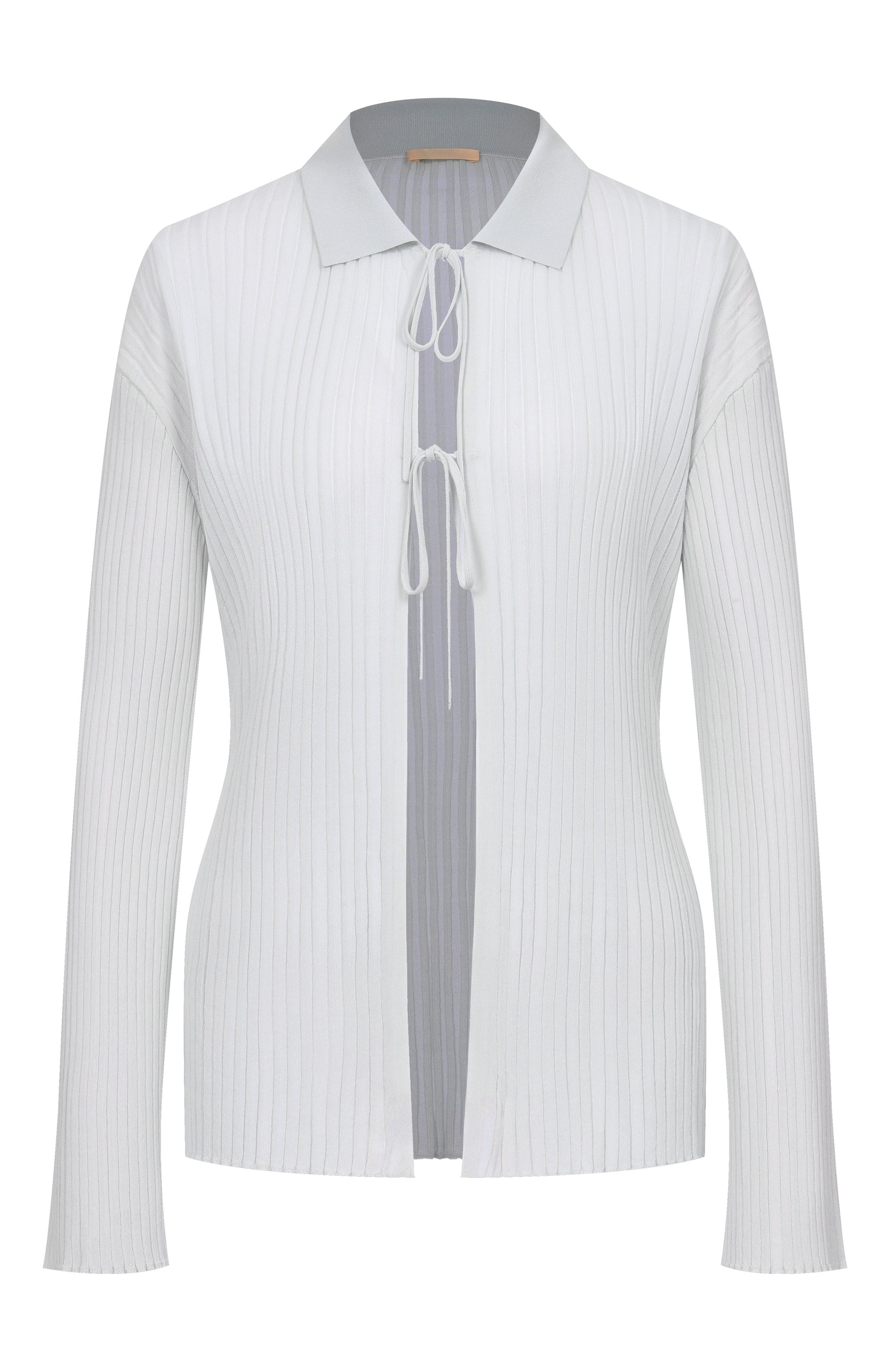 Рубашка из вискозы 12 STOREEZ голубого цвета по цене 15000 руб., арт. 138058, фото 1 Рубашка из вискозы 12 STOREEZ, арт. 138058, фото 1