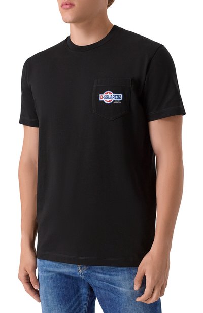 Хлопковая футболка DSQUARED2, арт. S74GD1449/D20020, фото 3