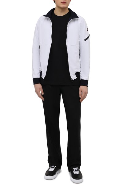 Бомбер PAUL&SHARK белого цвета по цене 49950 руб., арт. 22412101/IM3, фото 2 Бомбер PAUL&SHARK, арт. 22412101/IM3, фото 2