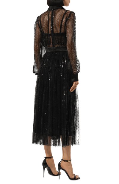 Платье с отделкой пайетками DOLCE & GABBANA, арт. F6J0KT/ILMA3, фото 4