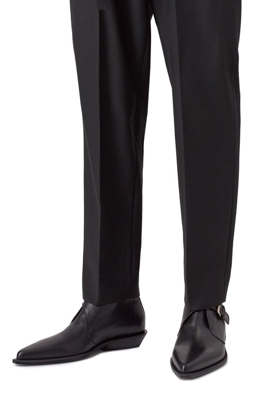 Кожаные ботинки Ann Demeulemeester B0012915/LT164 Чёрный  B0012915/LT164 Фото 3