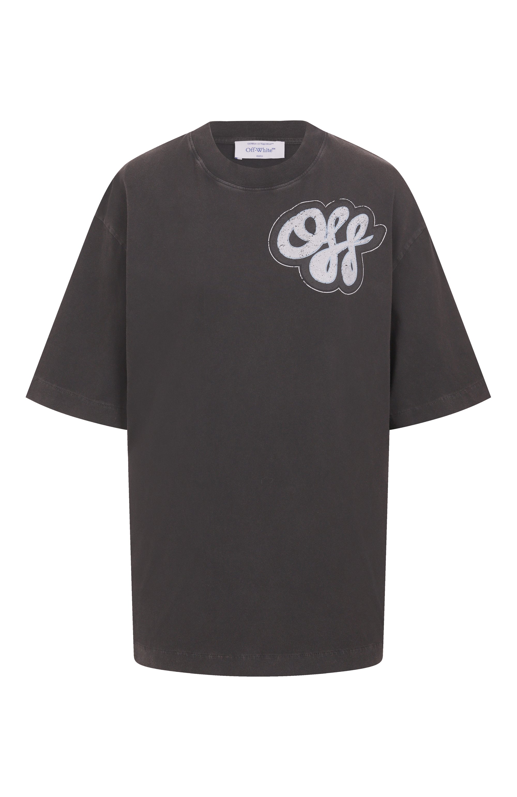 Хлопковая футболка OFF-WHITE, арт. 0WAA134S25JER003, фото 1