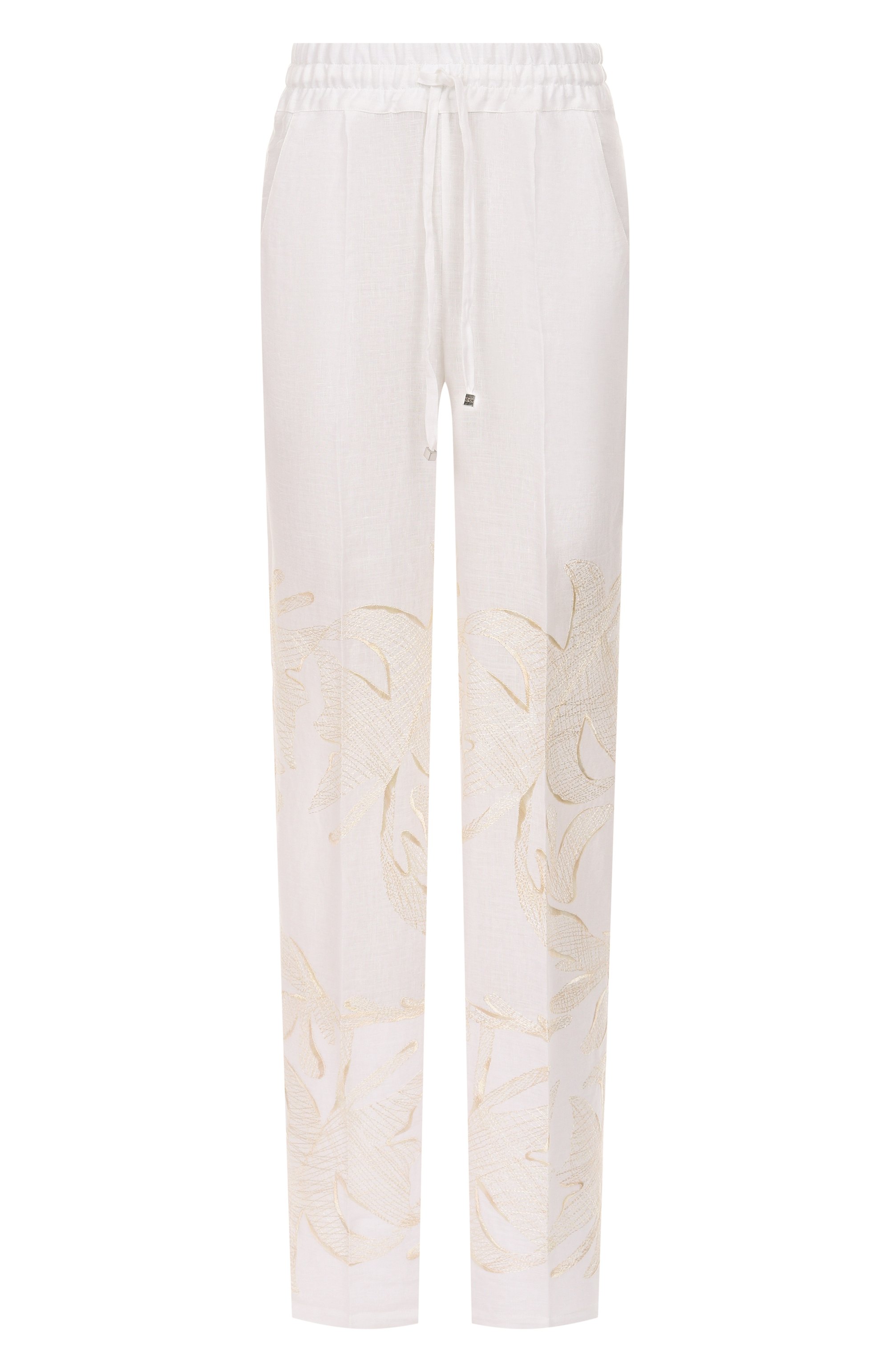 Льняные брюки KITON, арт. D48122K0999E02, фото 1