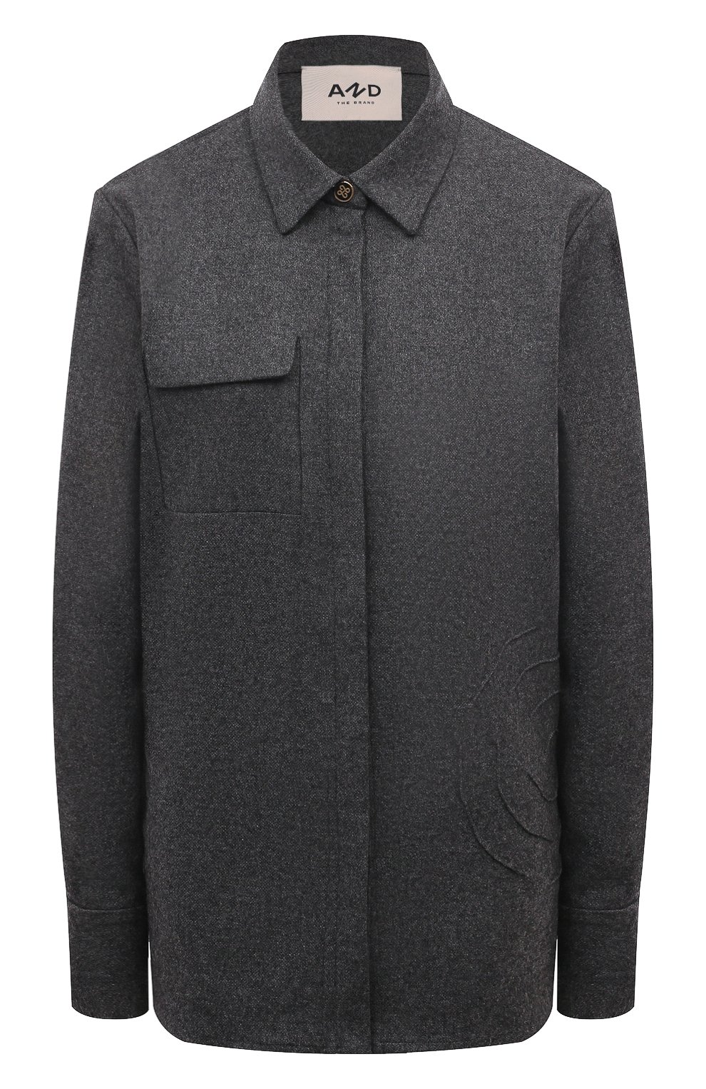 Рубашка из шерсти и кашемира AND THE BRAND, арт. SH001-2007-991-S24, фото 1