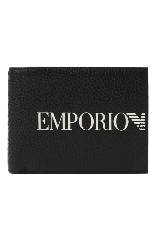 Кожаное портмоне Emporio Armani EM003591/AF19355 Чёрный EM003591/AF19355