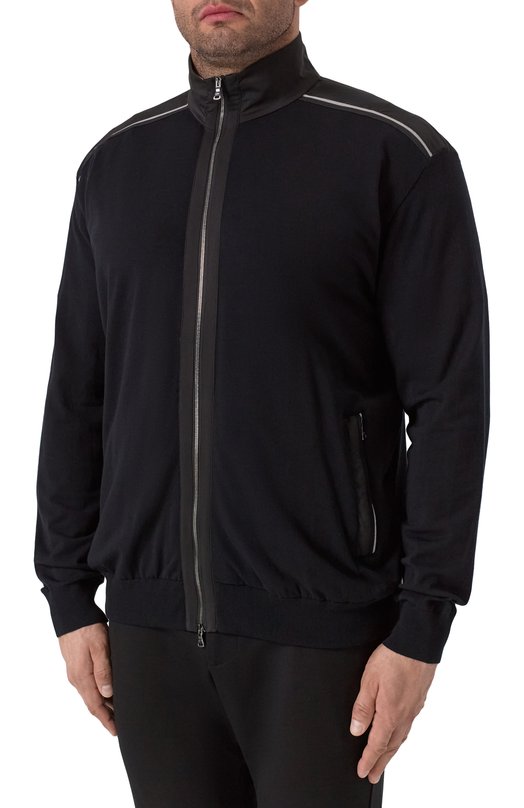 Кардиган из вискозы Paul&Shark 25411719 Чёрный  25411719 Фото 3