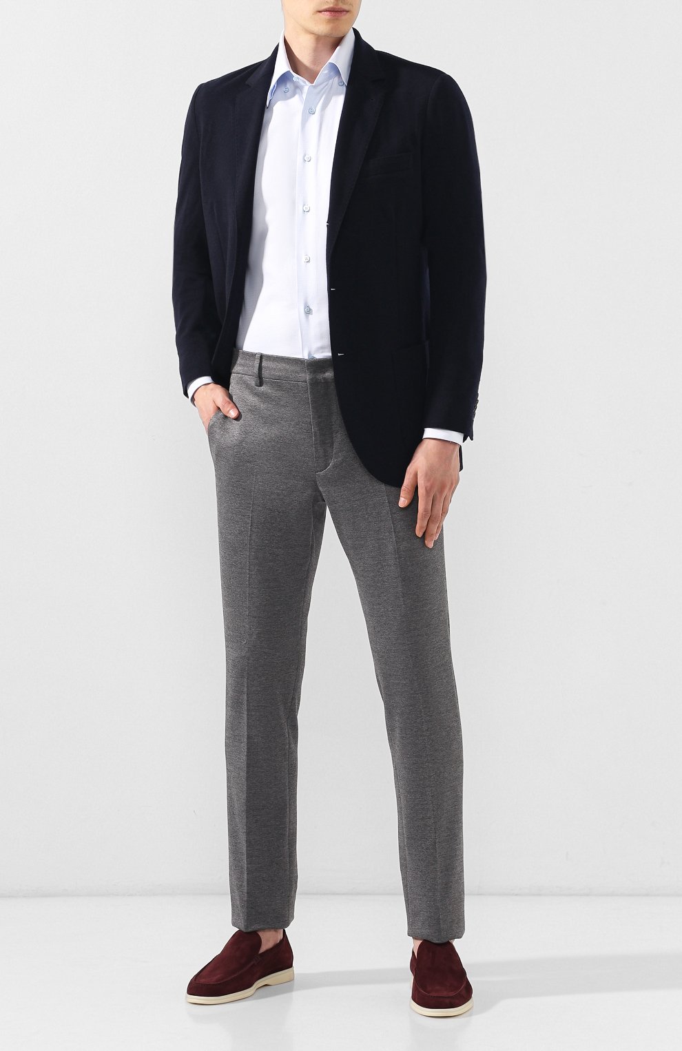 Замшевые лоферы summer walk LORO PIANA, арт. FAE8124, фото 2