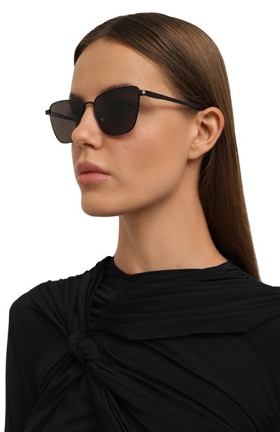 Солнцезащитные очки SAINT LAURENT черного цвета по цене 49900 руб., арт. SL 551, фото 2 Солнцезащитные очки SAINT LAURENT, арт. SL 551, фото 2