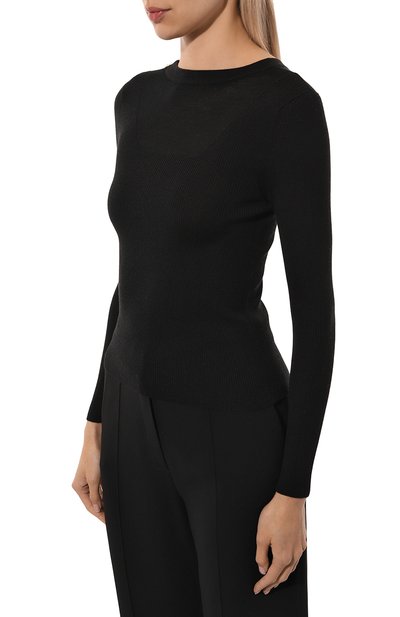 Пуловер из шерсти и шелка LORENA ANTONIAZZI, арт. I24111GM47A/2862, фото 3