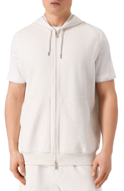 Хлопковый жилет BRUNELLO CUCINELLI, арт. MR8079079G, фото 3