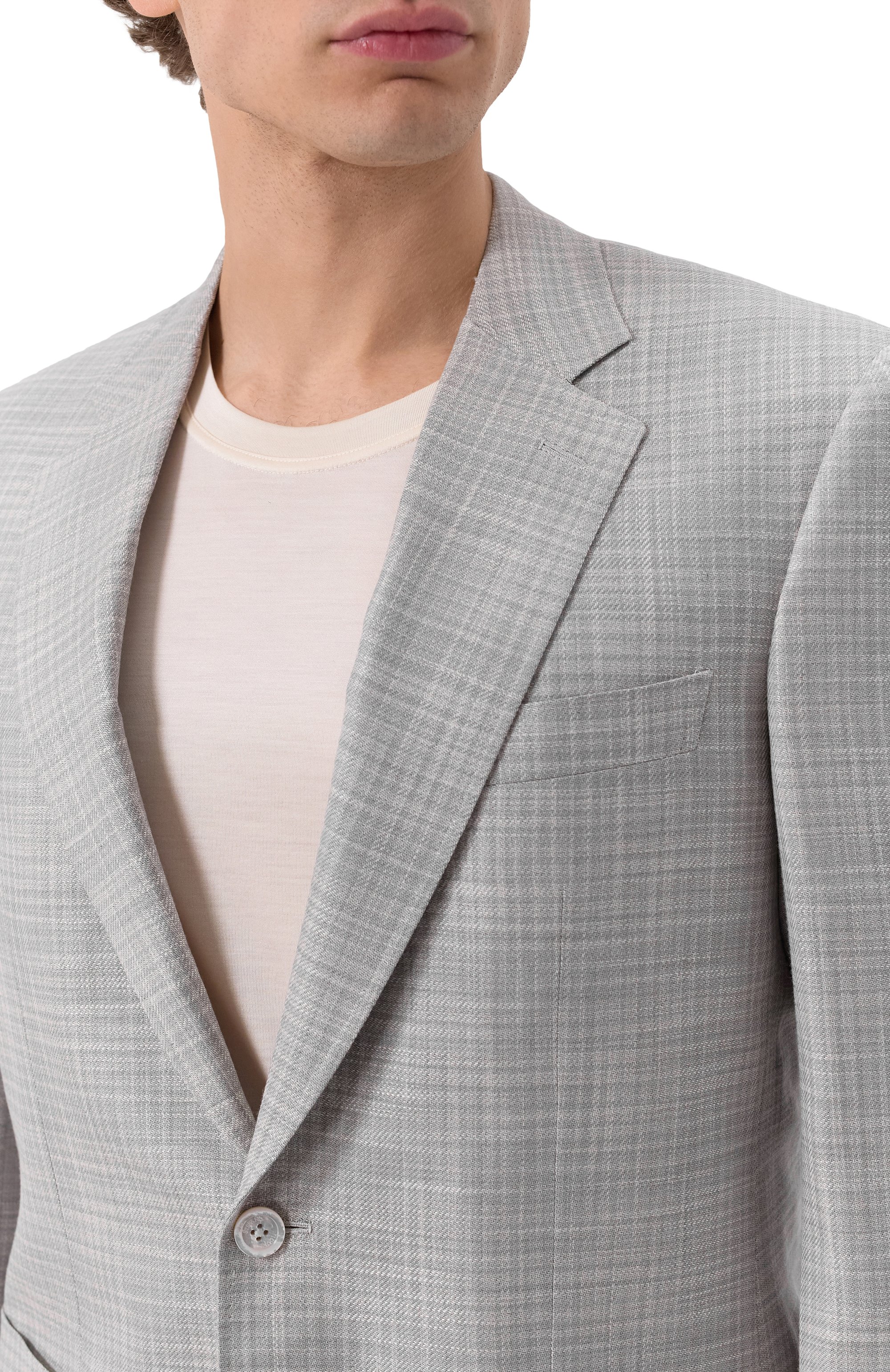 Пиджак из шерсти и шелка STEFANO RICCI, арт. M1RM4322T0/WK002S, фото 7