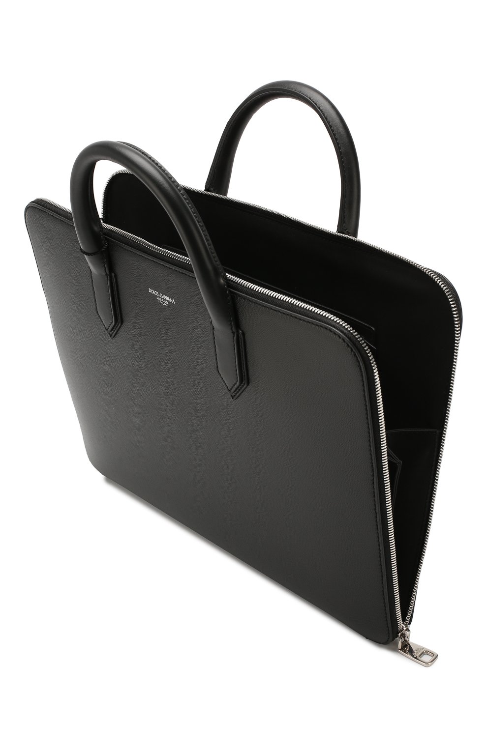 Кожаный портфель gotico DOLCE & GABBANA черного цвета по цене 138000 руб., арт. BM1710/AZ601, фото 4 Кожаный портфель gotico DOLCE & GABBANA, арт. BM1710/AZ601, фото 4