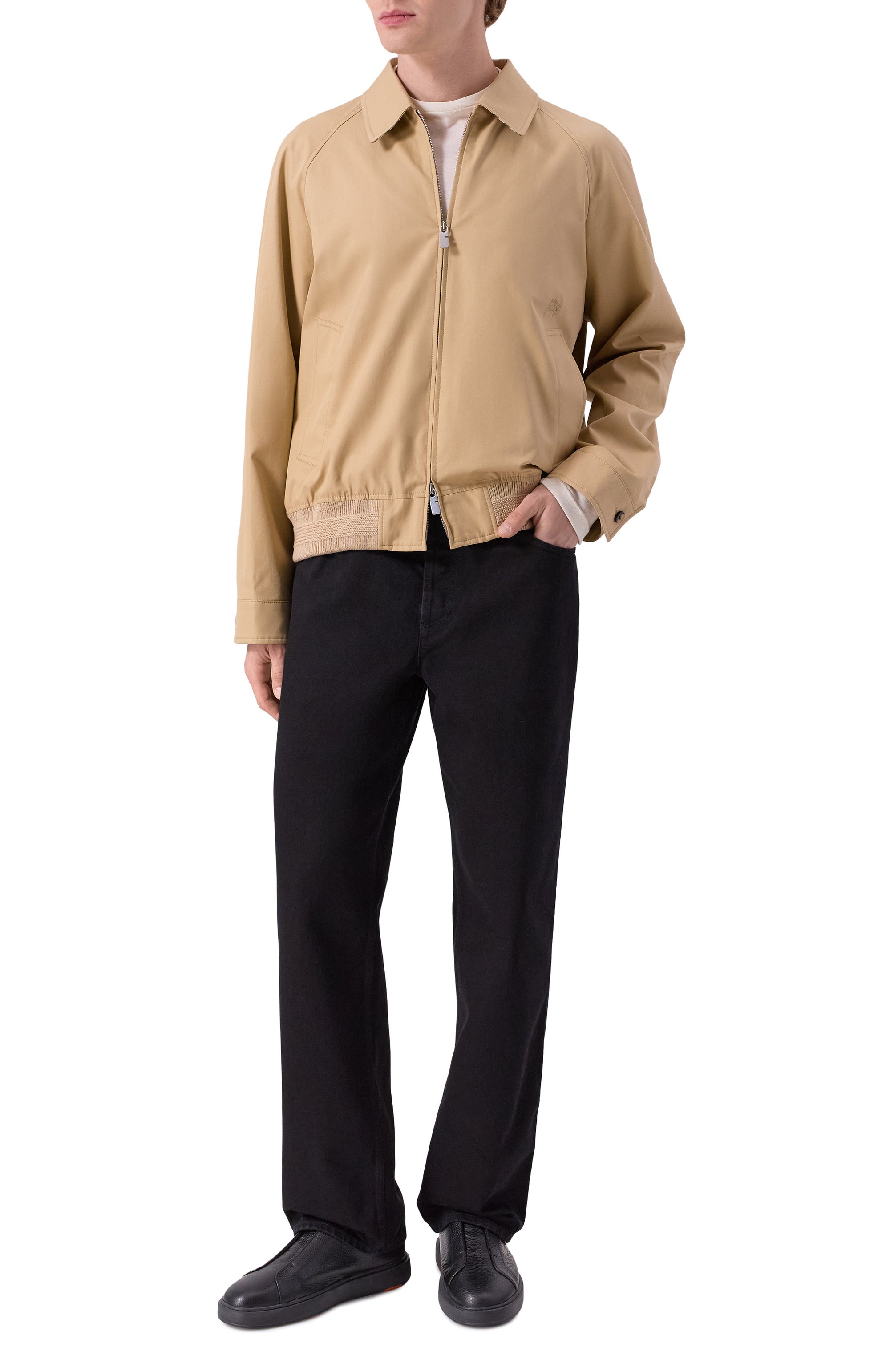 Кожаные кеды cleanic SANTONI, арт. MBCG21995NEATLLD, фото 2